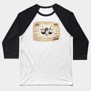 fighter plane Baseball T-Shirt